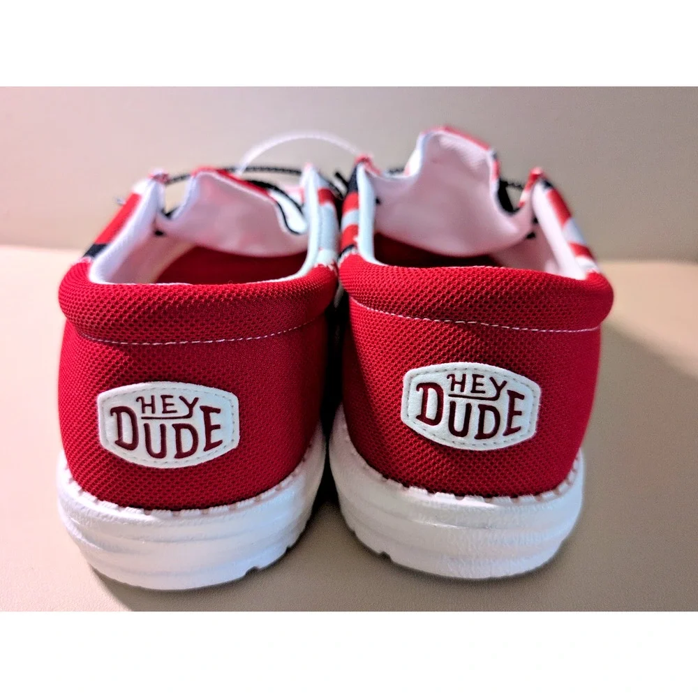 Hey Dude Wally Tri Alabama Crimson Tide Size 15 Alabama Crimson White Red NEW!